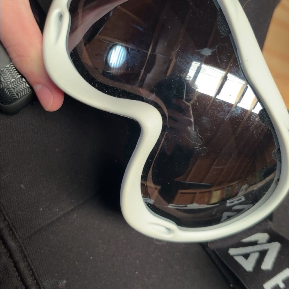 White Ski Goggles